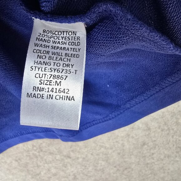 She + Sky Blue "Game Day" Graphic Tee Medium - Picture 4 of 6